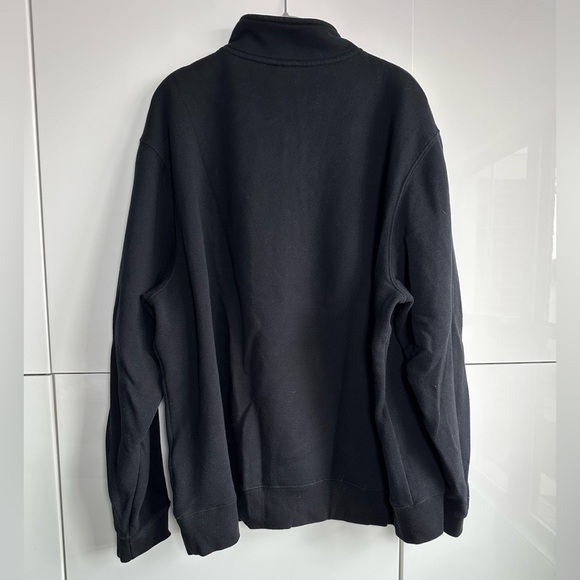 Virginia Tech 1/4 Zip Black Size XXL Sweatshirt Embroidered Logo Hokie VT - Picture 3 of 6